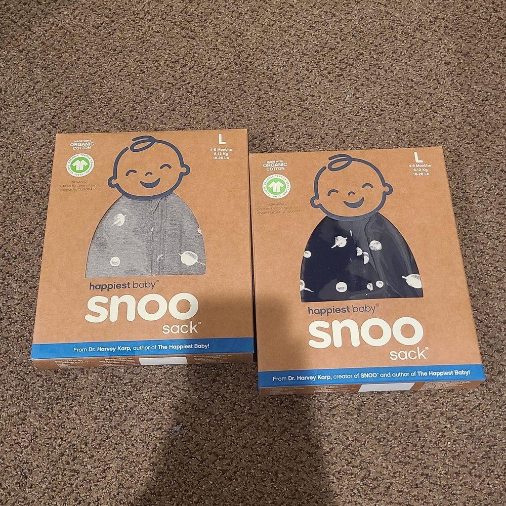 Happiest Baby Snoo Sack - Gray and Blue